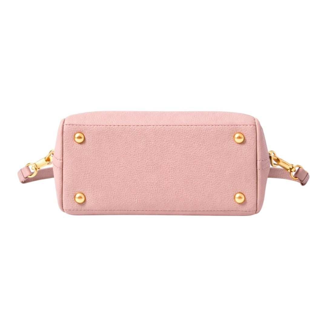 Nerzo Elegant Pink Textured Handbag with Gold Chain – Stylish Women Shoulder Bag